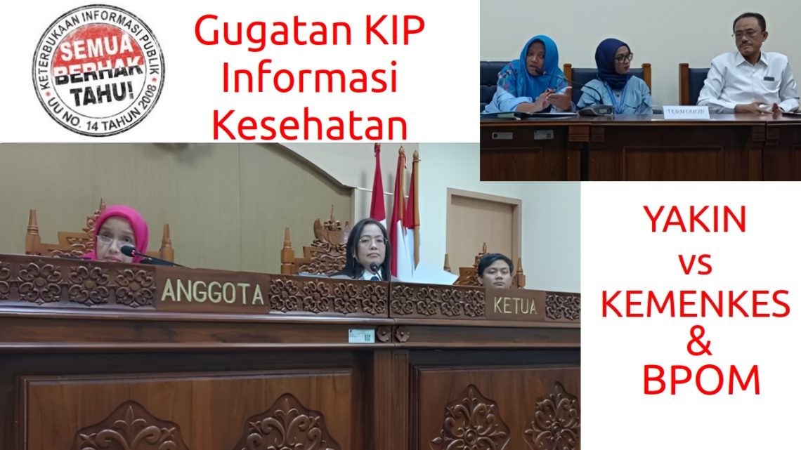 Terungkap di Sidang KIP! Kemenkes dan BPOM Langgar Hak Rakyat untuk Kesehatan